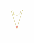 Pink Clover Halskette
